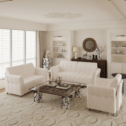 Image of 3-Piece Cydra Sofa Set Without Cushions